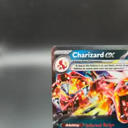 Charizard EX 054/091 Pokemon Card - SV Paldean Fates - NM - Image 3