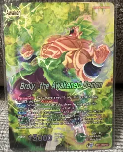 Broly the Awakened Demon Dragon Ball Super Card Game BT11-002 - Image 1