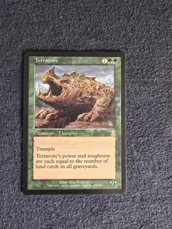 Terravore Odyssey Rare- Magic The Gathering Green Creature - Lhurgoyf - Image 1