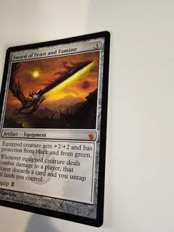 MTG Sword of Feast and Famine NM Mirrodin Besieged Regular - Image 5
