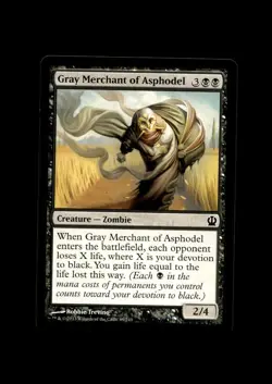 Theros #89 Gray Merchant of Asphodel - Image 1