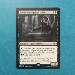 MTG NM: Priest of Forgotten Gods - Ravnica Allegiance (RNA), Regular, English - Image 1