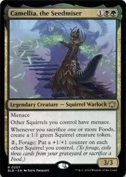 Camellia, the Seedmiser Bloomburrow Magic MTG NM - Image 1