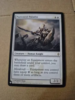 Puresteel Paladin New Phyrexia Regular - Image 1