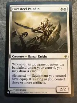 [MTG] Puresteel Paladin (NPH-20) (PLST) NM - Image 1