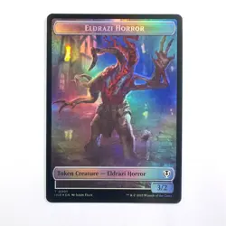 Human Soldier / Eldrazi Horror Token - MTG - Innistrad Remastered - NM Foil Toke - Image 2