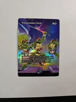 Teleportation Circle #0002 PZA FOIL MTG TMNT Mythic Rare Borderless 2026 DOONEY - Image 1