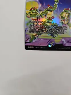 Teleportation Circle #0002 PZA FOIL MTG TMNT Mythic Rare Borderless 2026 DOONEY - Image 2