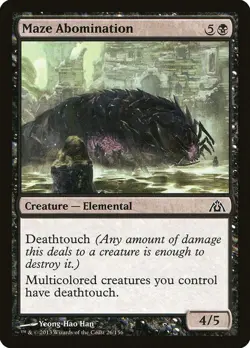 MAZE ABOMINATION X 4 N/M- DRAGON'S MAZE MAGIC THE GATHERING - Image 1