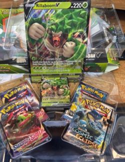 Galar Partners Box (Rillaboom V) - Pokemon Sword & Shield Base Set ~ New 820650807800 - Image 3