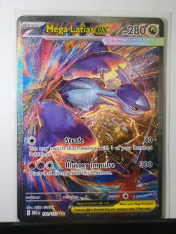 Pokemon TCG Mega Evolution Mega Latias EX SIR 181/132 Mega Evolution English NM - Image 1