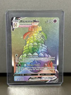 Pokemon TCG - Shining Fates - Alcremie VMAX Rainbow Secret Rare 073/072 - Image 1