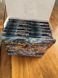 Pokemon Stellar Crown Scarlet & Violet - Opened Booster Box - 36 Sealed Packs 820650863240 - Image 2