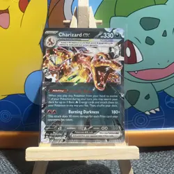 Pokemon TCG - Charizard ex 125/197 Play Stamped Prize Pack Series Holo Obsidian - Image 1