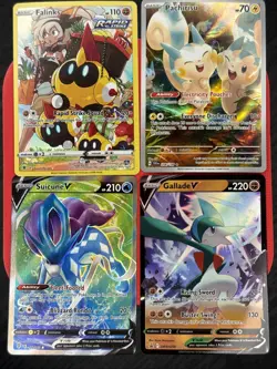 Pokemon TCG English 4 Assorted Ex V Holo Rare Lot Trainer Gallery TG IR NM SWSH - Image 1