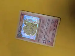 Pokemon Black Flame ERROR Ninetales Shadowless HOLO 12/102 Base Set Rare! LP - Image 2