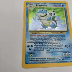 Pokemon Base Set Blastoise Rare Holo 2/102 1999 LP - Image 4