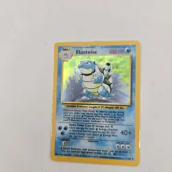 Pokemon Base Set Blastoise Rare Holo 2/102 1999 LP - Image 5