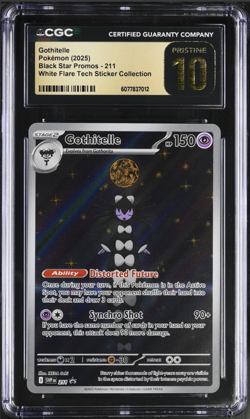Gothitelle #211 White Flare PROMO 2025 Pokemon CGC 10 PRISTINE - Image 1