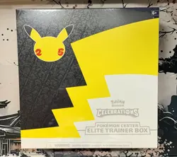 Pokemon Celebrations 25th Anniversary Elite Trainer Box Pokemon Center ETB New - Image 1