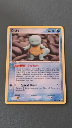 Ditto (Squirtle) 64/113 Pokemon EX Delta Species - Image 1