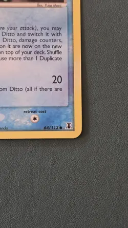 Ditto (Squirtle) 64/113 Pokemon EX Delta Species - Image 5