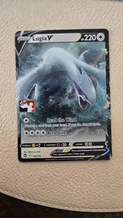 138/195 Lugia V Prize Pack Series Stamped Play Pokemon TCG Silver Tempest - Image 1