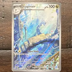 Pokemon Dragonair Illustration Rare Holo 181/165 Scarlet & Violet 151 100 HP - Image 1