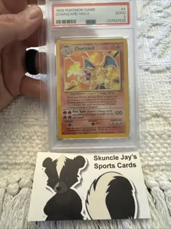 1999 Pokemon Game 4 Charizard Holo PSA 2 Good - 135727249 - Image 1
