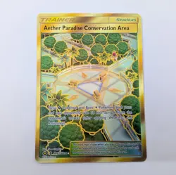 Pokemon TCG 2019 Sun & Moon Hidden Fates Aether Paradise Conservation Area SV87 - Image 1