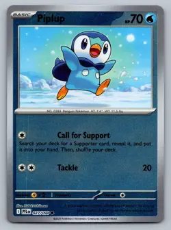 Pokemon TCG ME02: Phantasmal Flames Piplup 027/094 Reverse Holo - Image 1