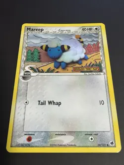 Pokemon TCG Mareep 54/101 Delta Species Dragon Frontiers Reverse Holo Stamped NM - Image 2