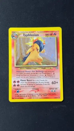 Pokemon Neo Genesis Typhlosion 17/111 Holo Rare LP #`17 - Image 1