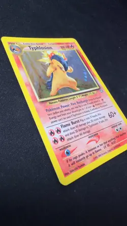 Pokemon Neo Genesis Typhlosion 17/111 Holo Rare LP #`17 - Image 2