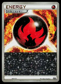 Burning Energy 163/171 Reverse Holo The Best of XY Pokemon Japanese Near Mint - Image 1