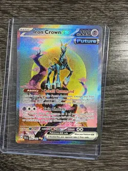 Pokemon TCG Iron Crown EX Scarlet & Violet Temporal Forces 206/162 - Image 1