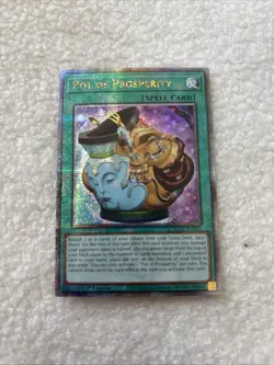 YUGIOH- Pot of Prosperity - RA01-EN066 - Quarter Century Secret Rare - 1st Ed - Image 1