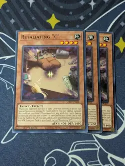 3x Retaliating "C" - SDBT-EN011 - Common (NM) - Yugioh Playset - Image 1