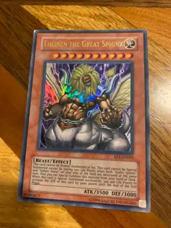 Theinen the Great Sphinx EP1-EN001 Unlimited Edition Ultra Rare HP + BONUS - Image 1