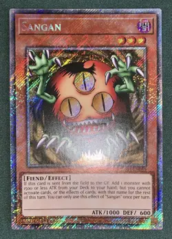 Yugioh Sangan RA03-EN089 Platinum Secret Rare 1st Ed NM w/Tracking - Image 3
