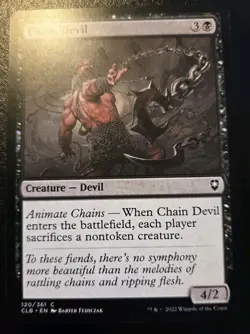 Chain Devil 120/361 Common Battle For Baldur's Gate Magic: The Gathering - Image 1