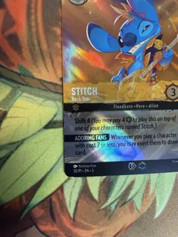 Stitch - Rock Star Lorcana Enchanted Set Champ Championship Foil Enchanted 30/P1 - Image 5