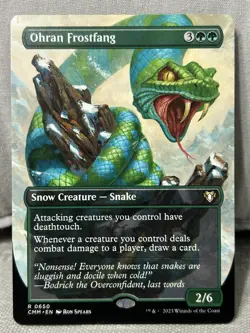 Ohran Frostfang BORDERLESS Commander Masters LP MTG - Image 1