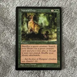 Magic: The Gathering Natural Order Sorcery Regular 1996 Green Terese Nielsen - Image 1