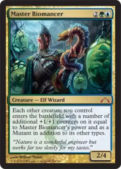 4x MTG Master Biomancer, Moderate Play, English Gatecrash - Image 1