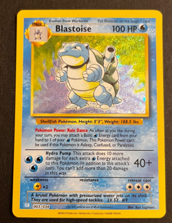 Blastoise 003/034 CLB Pokemon Trading Card Game Classic Collection NM - Image 1