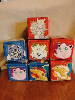 1999 23k GOLD PLATED POKEMON CARDS SET OF 7 RARE VINTAGE - Image 1