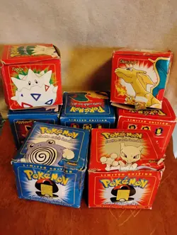 1999 23k GOLD PLATED POKEMON CARDS SET OF 7 RARE VINTAGE - Image 2