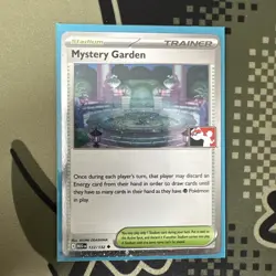Mystery Garden Holo Pokemon Prize Pack Series 8 Promo Pokemon Card NM/LP - Image 1
