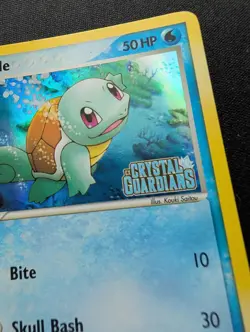 EX Pokemon Squirtle Holo Card 63/100 Crystal Guardians Vintage 2006 - Image 3